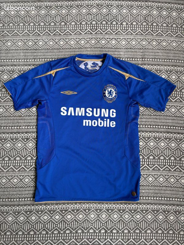 Maillot de foot vintage Chelsea 2003 2005 exterieur