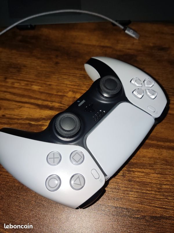 Manette PS5 DualSense Blanche Effet Hall, Excellent état (image 6)