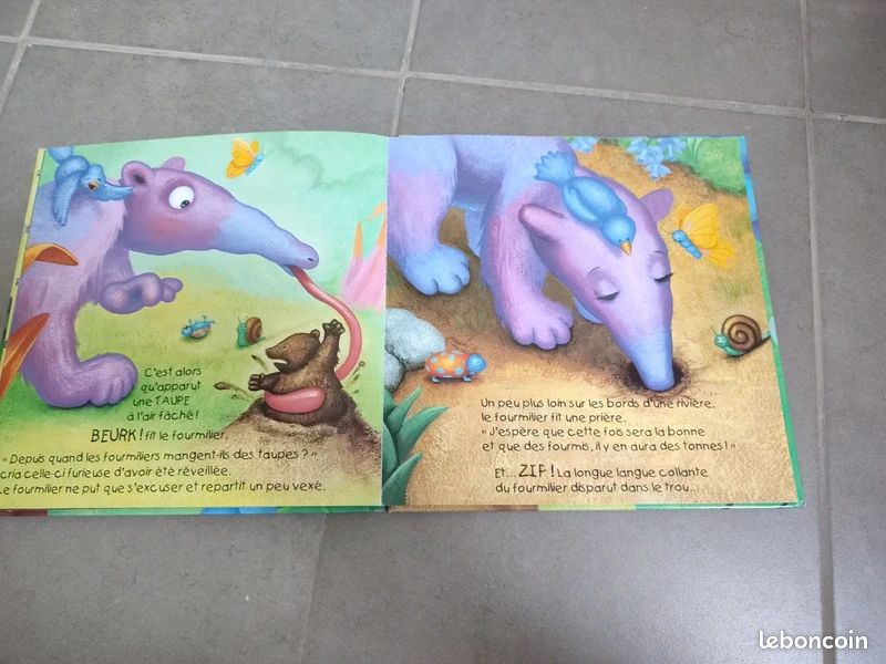 Livre enfant "Le fourmilier qui n'aimait pas les fourmis" (image 3)
