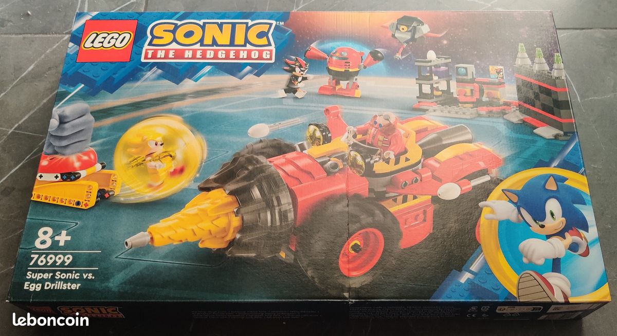 76999 LEGO Super Sonic contre Egg Drillster (image 1)