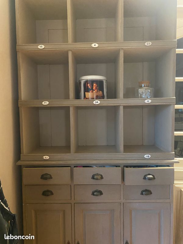 Meuble de metier en pin type buffet (image 1)