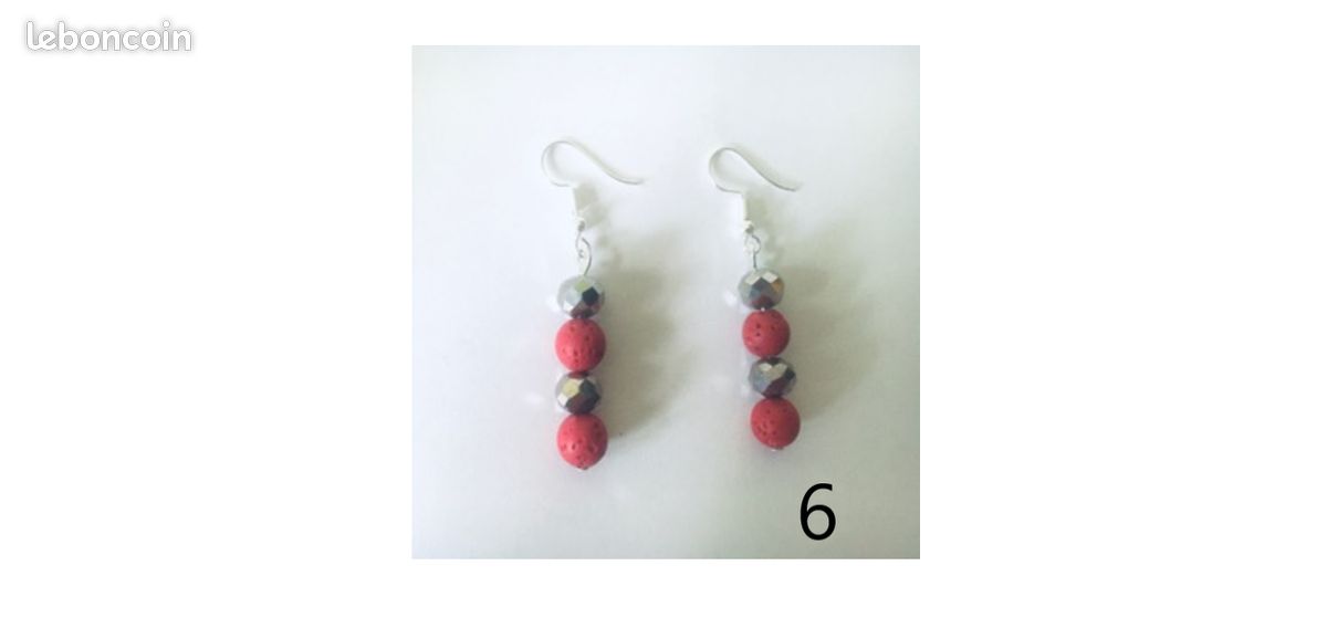Paire Boucle d’Oreille Femme fabrication Artisanale Cadeau Bijoux (image 7)