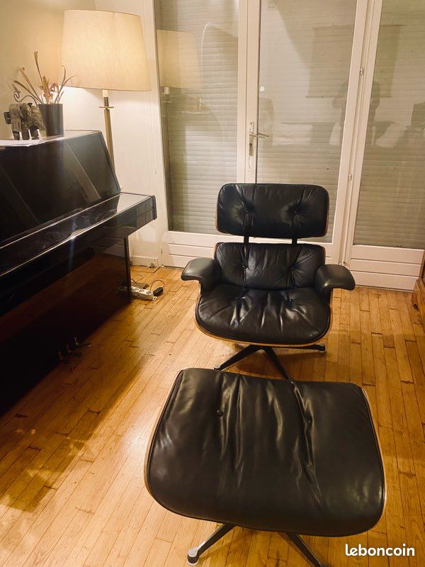 Lounge Chair + Ottoman Eames original 1972, état superbe (image 10)