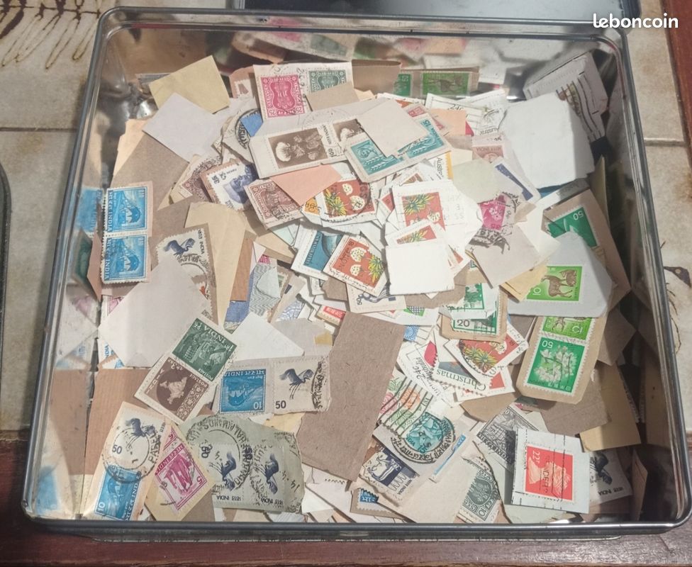 Lot +500 timbres étrangers (image 1)