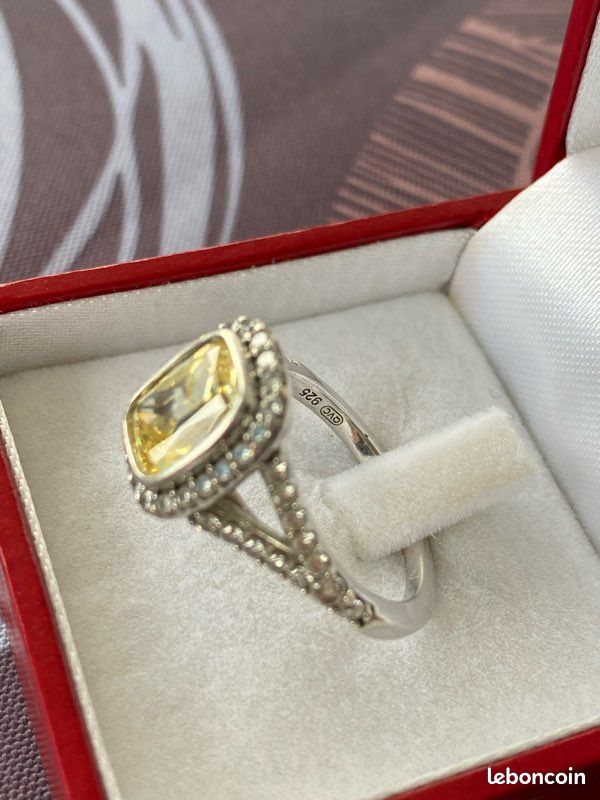Bague zirconium argent (image 3)