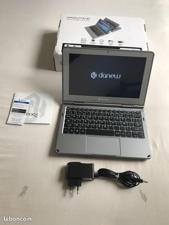 Danew DBook 110 16Go - PC Portable/Tablette 2-en-1 Argent - Comme Neuf !