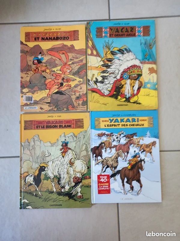 Lot de 4 bd yakari d'occasions voir photo et descriptifs (image 1)