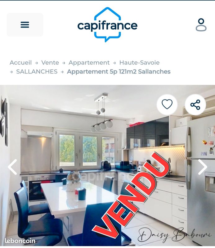 Appartement 5 pièces 121 m² · à Sallanches · 121 m² · 425 000 €
