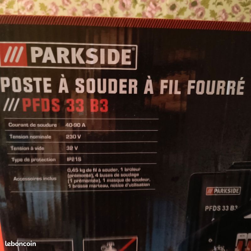 Poste a souder à fil fourré parkside (image 2)