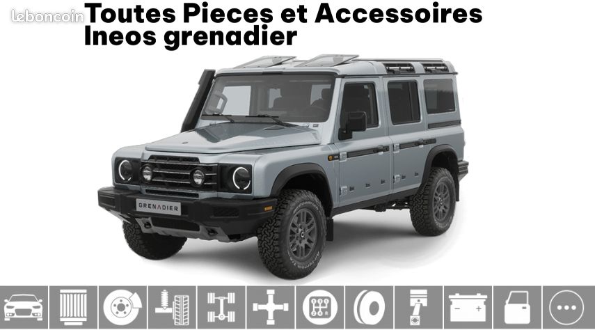 Toutes pieces et accessoires toyota ineos grenadier - max 4x4 (image 1)