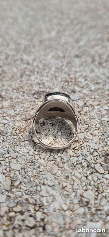 Bague en argent 925 Pierre naturelle (image 4)