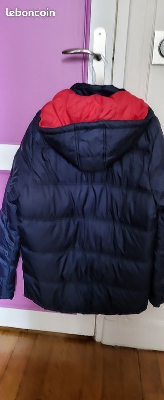 Manteau doudoune bleu (image 2)
