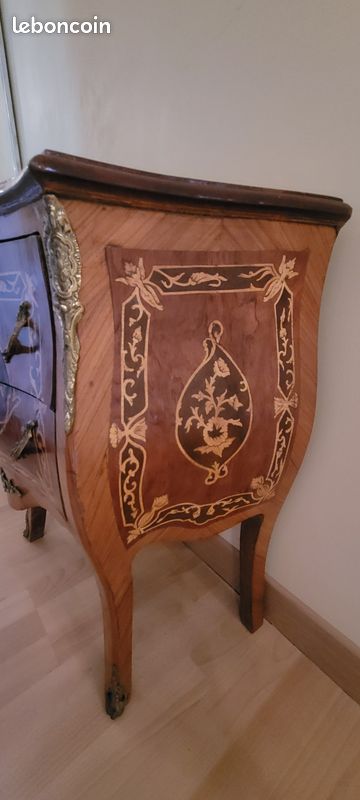 Commode et Table de Chevet Louis XV (image 8)