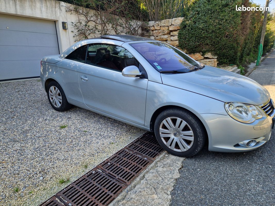 Vw eos 2.0 tdi 140ch finition carat 2e main 98200km 7990e (image 1)