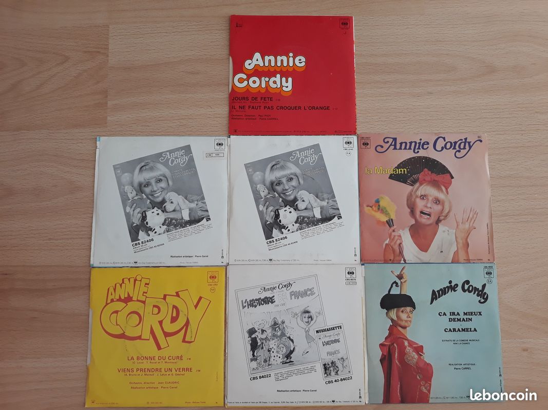 7 Vinyles 45 tours annie cordy (image 2)