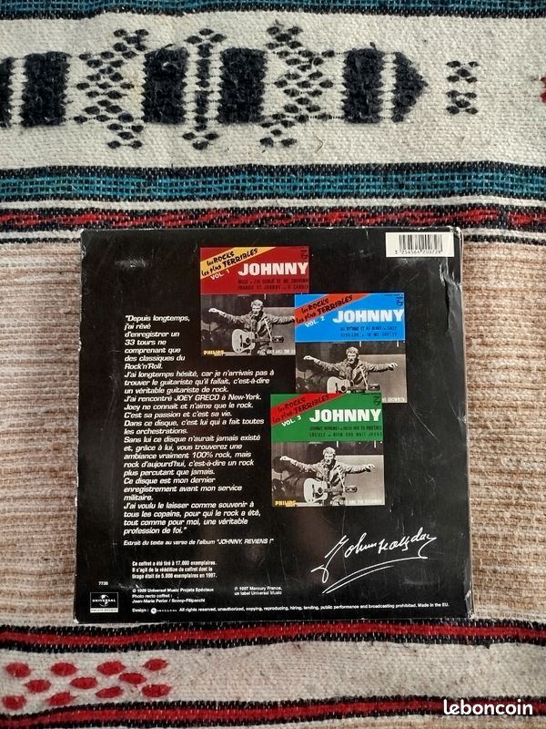 Coffret CD Les rocks les plus terribles - Johnny Hallyday (image 2)