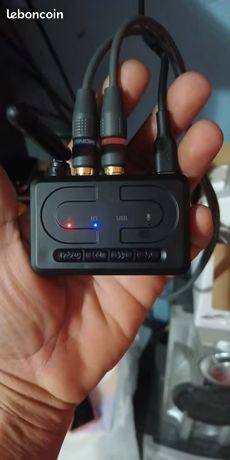 Boîtier Bluetooth Universel Pour Chaîne HI-FI - Noir, Avec Pile, Circuit Et Câble