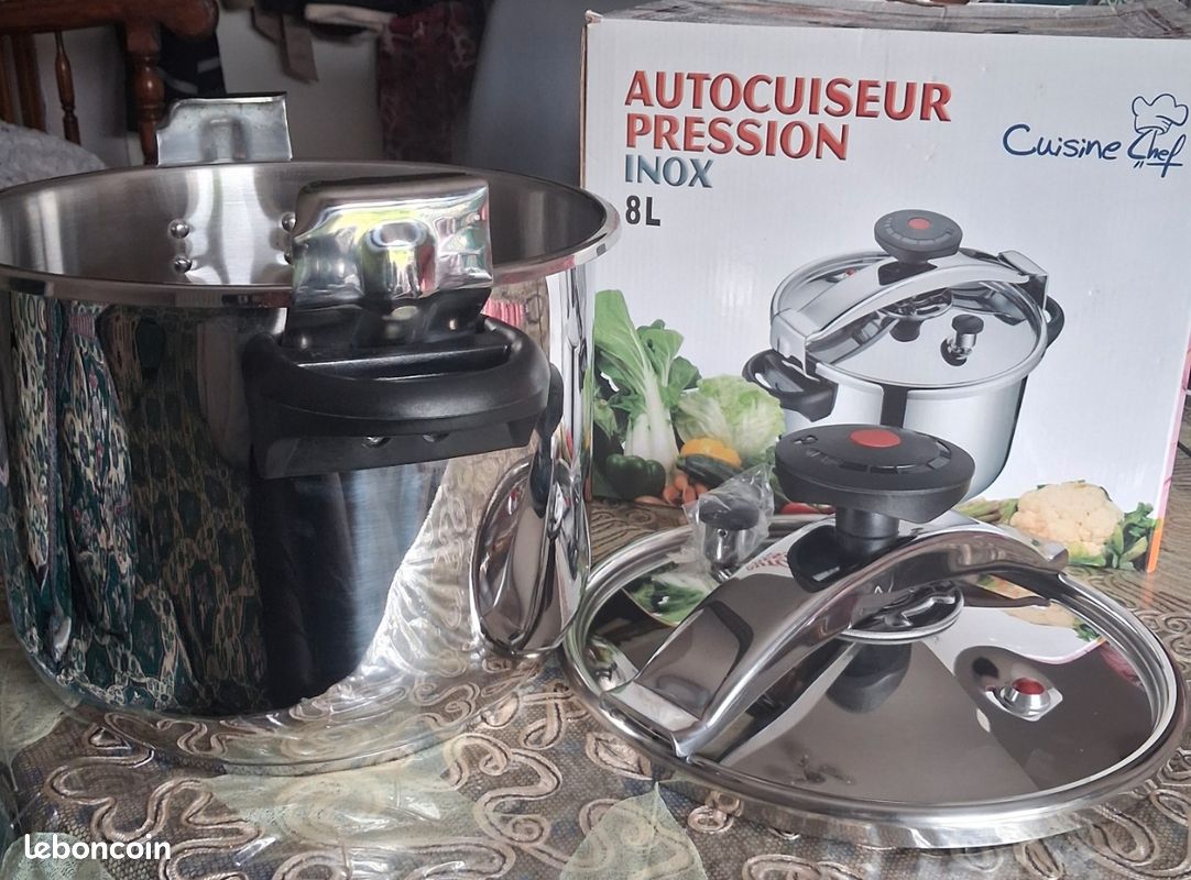 Autocuiseur 2 Litres Portable - Double Sécurité Soupape 80 KPa - Alliage Aluminium Anodisé Pour Gaz