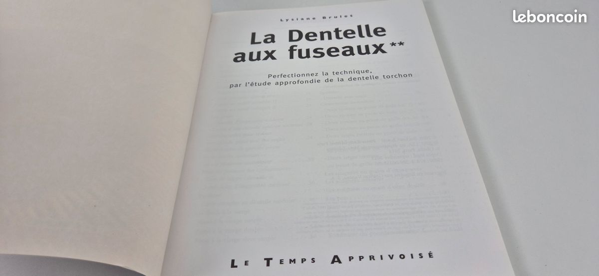 La Dentelle aux fuseaux Lysiane Brulet technique dentelle torchon modèles patrons loisirs créatifs (image 7)