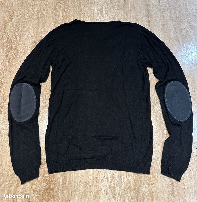 Pull Eleven Paris Gris/noir - Taille M/L - Neuf Sans étiquettes - Coupe Régulière