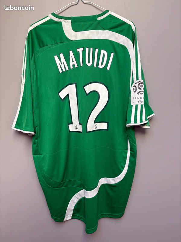 Maillot ASSE Sako 2011 – Porté, Taille L, Adidas, Collector