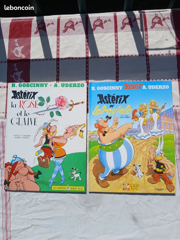 Bd Astérix- lot d'albums- 2 eo (image 1)
