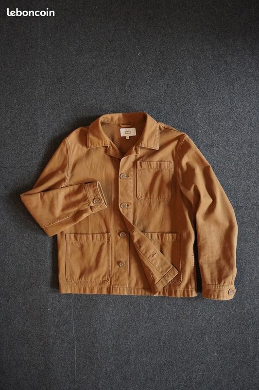 Veste de Travail Celio Marron / Camel - Surchemise Loose (Taille S / convient M) - Workwear (image 8)