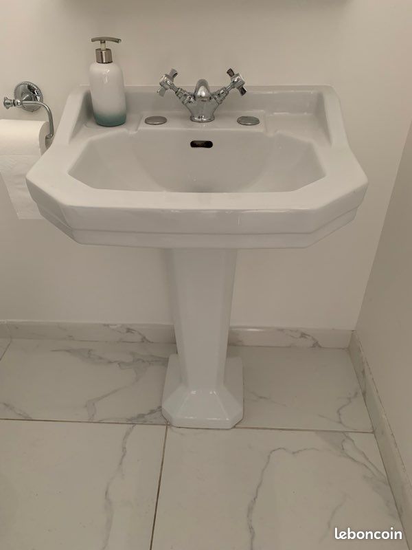Lavabo Colonne Rétro (image 1)