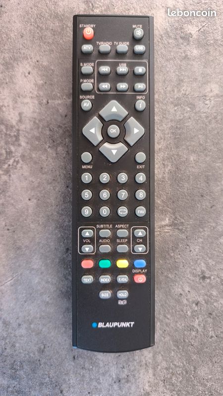 Télécommande Pour Téléviseur Blaupunkt – Occasion En état De Marche – Modèle D'origine