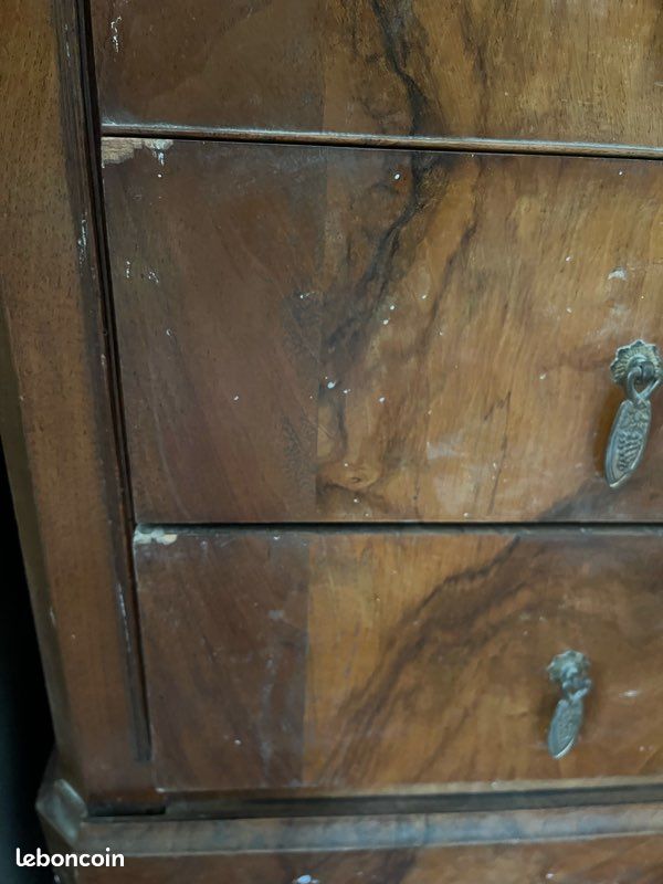 Commode ancienne style Louis Philippe bois (image 8)