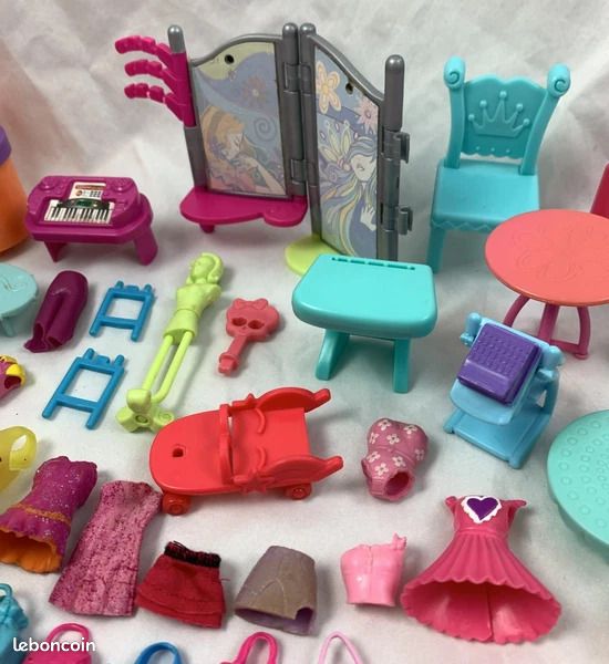 Polly Pocket lot Poupées vêtements accessoires -Lot n°13