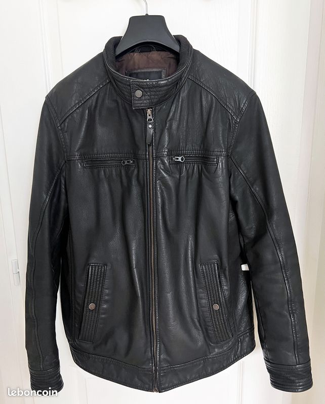 Celio Men Celio Leather Jacket Price Leather Celio Blouson Cuir