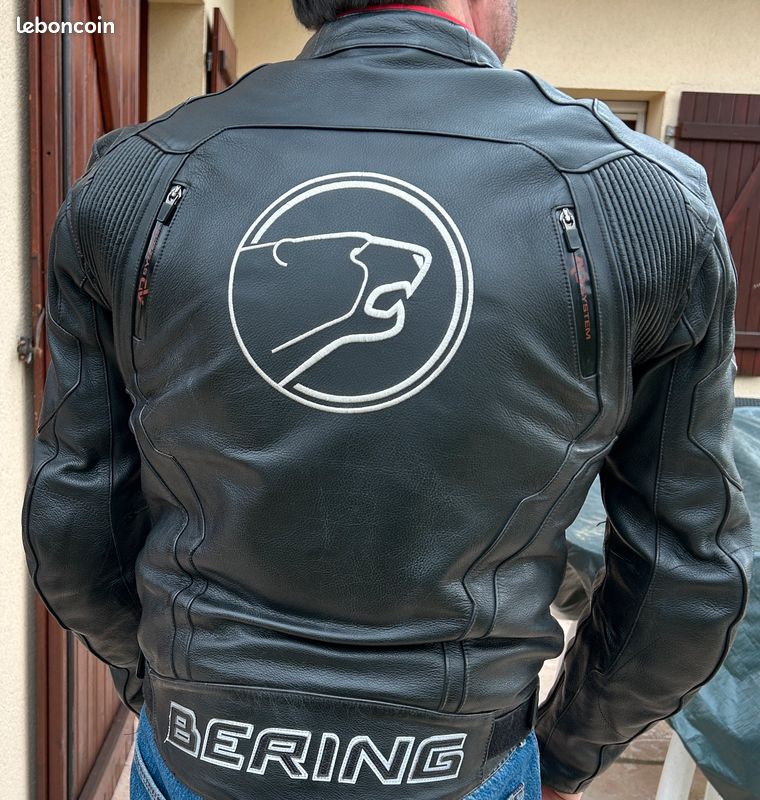 Blouson Cuir BERING Équipement moto