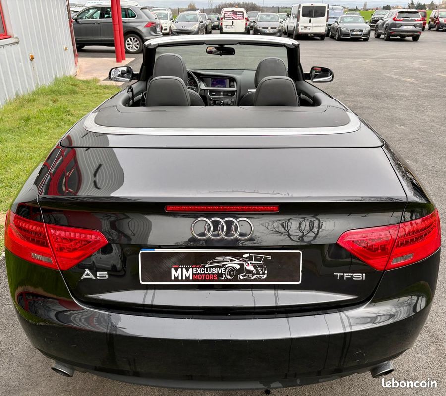 Audi A5 Cabriolet 1.8 L TFSi 170 ch BVM6 - Keyless Sièges Chauffants Cuir Bluetooth Capote Électrique - Suivie et Garantie 12 mois (image 5)