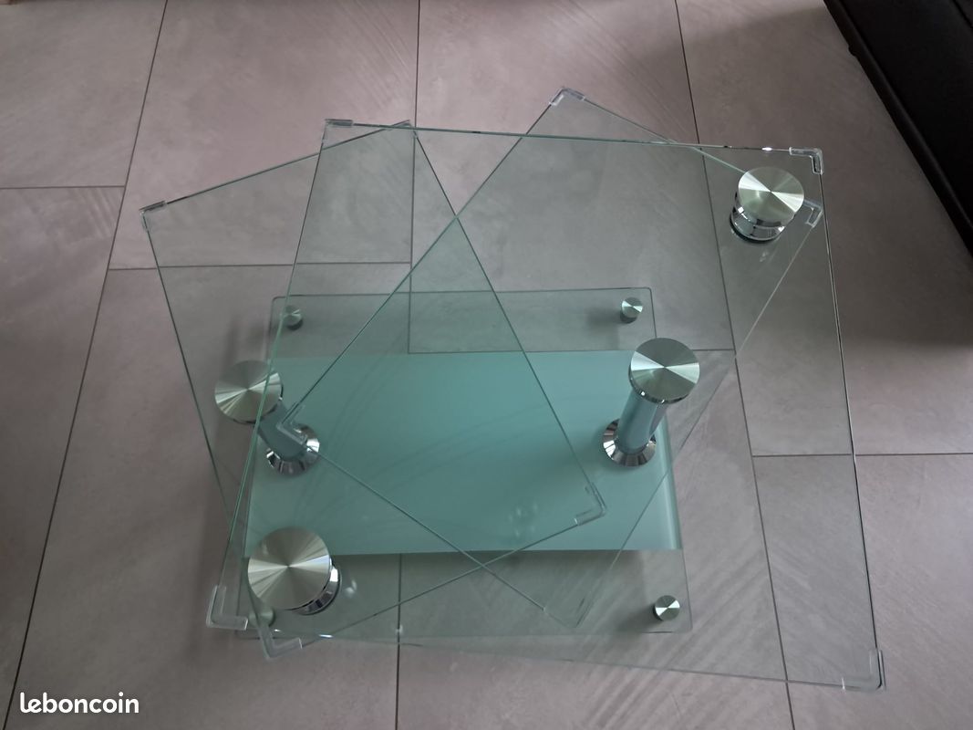 Table de salon en verre (image 5)