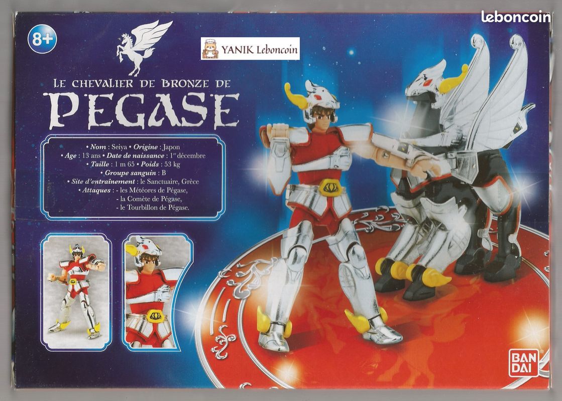 SAINT SEIYA Pegase Pegasus V1 Limited Gold + jeu PS3 Bataille Sanctuaire BANDAI Senki Wing