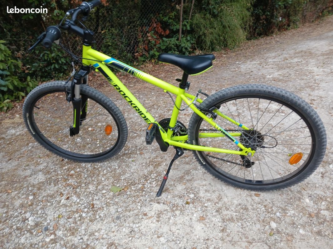 Vélo Btwin St 520 Jaune 520 Jaune Fluo Velo Vtt 520 Jaune Fluo Vtt