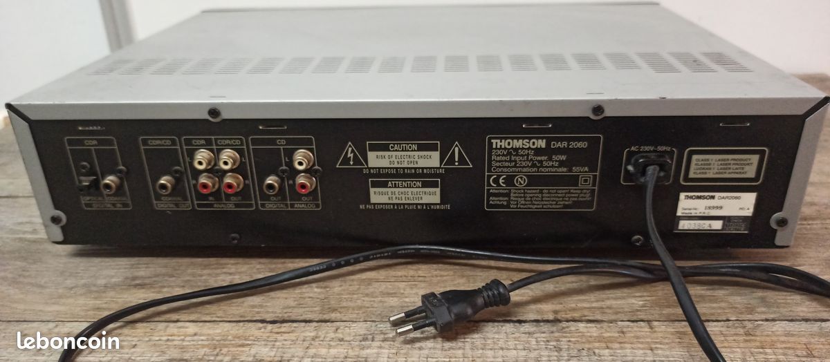 Enregistreur lecteur de cassette stereo R-Player Thomson marque