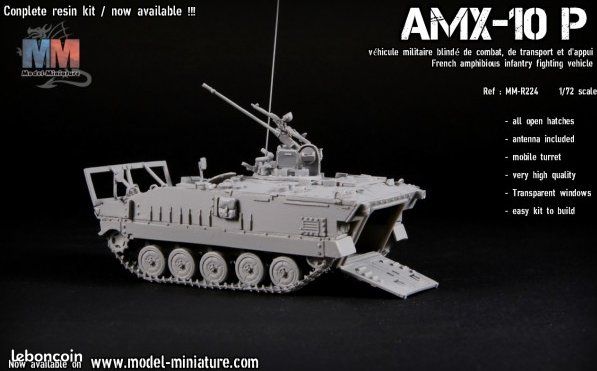 Solido Véhicule Militaire - AMX 10 P ALSACE Avec Tourelle Et Canon - Échelle 1/50