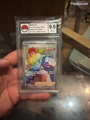 bruno pokemon card rainbow rare Brawly Hyper - 212/198 - Chilling Reign draw 4 cards Pokemon TCG Brawly Secret Rainbow