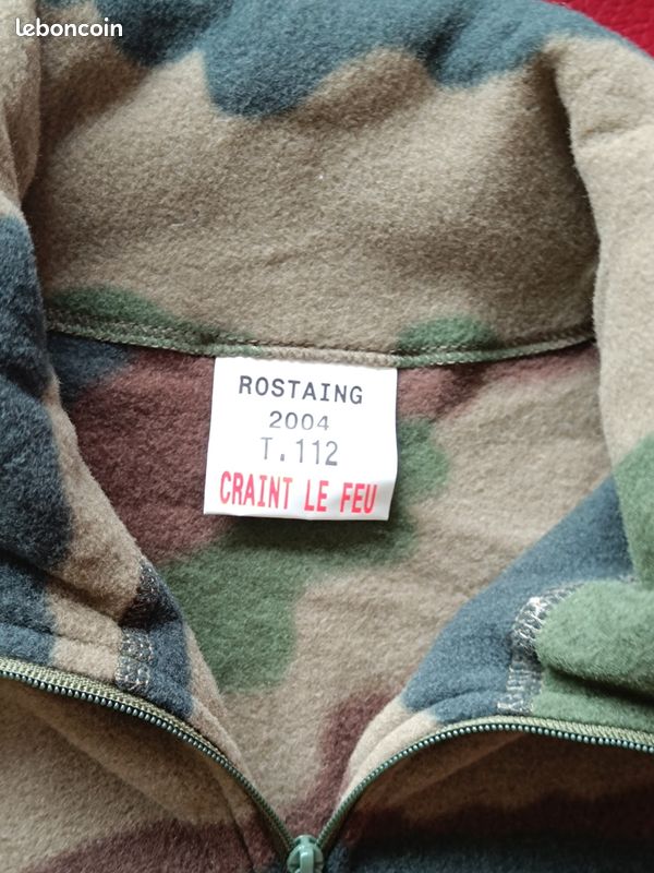 Chemise F1 polaire Armée Française (image 3)