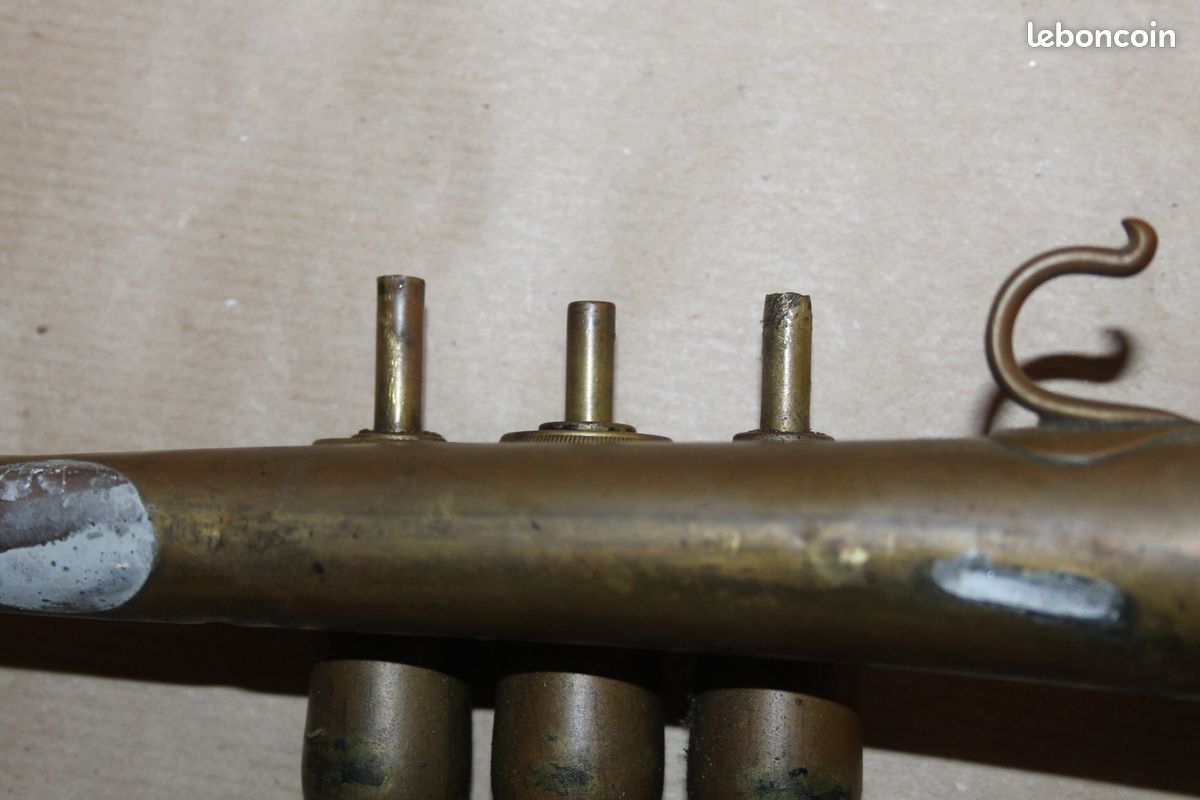 Ancien cornet à pistons F. Besson pour restauration ou récupération bloc pistons avant 1887 (image 6)
