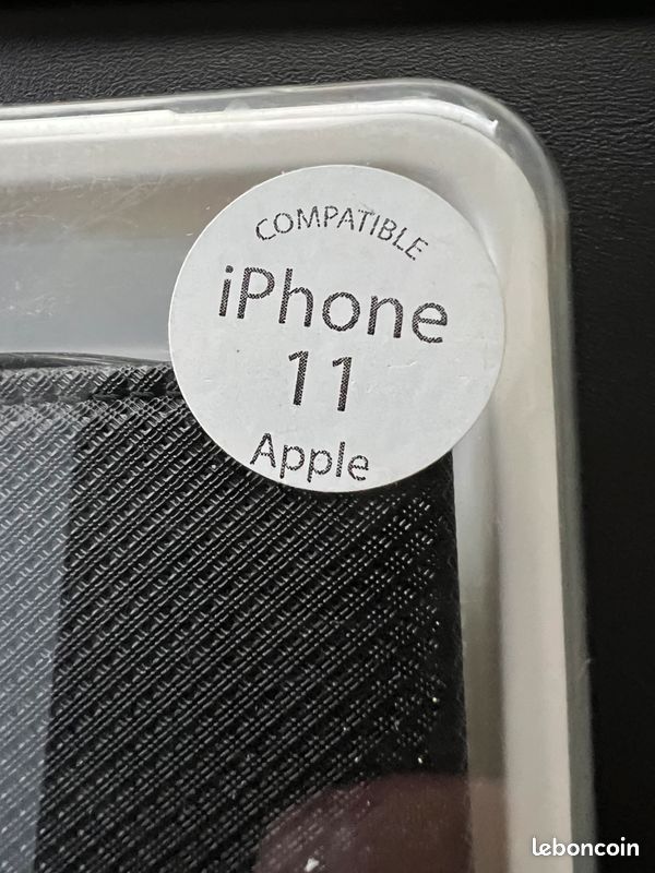 COQUE ET ÉTUI pour iPhone 11 -Noire - Jayme - Neuve (image 2)