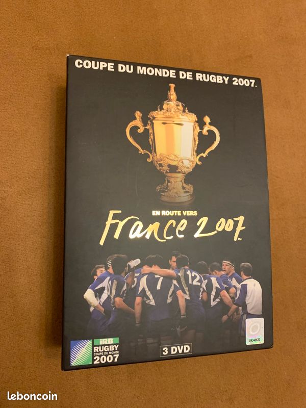 Ballon De Rugby Gilbert 07 - Officiel Coupe Du Monde 2007, Taille Adulte, Neuf En Boîte