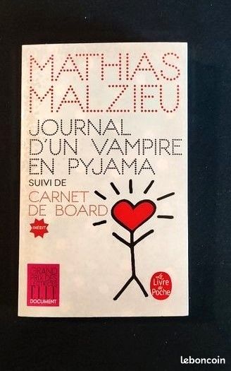 Livre Journal d'un vampire en pyjama de Mathias MALZIEU à 10e (image 1)
