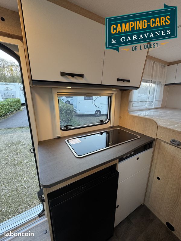 [DISPONIBLE DE SUITE] Neuf - Camping-car profilé compact Sunlight V60 Adventure - 5m96 de long - Boite automatique - Citroën 140ch - Jusqu'à 3 couchages (image 5)