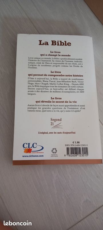 Livre la bible (image 3)
