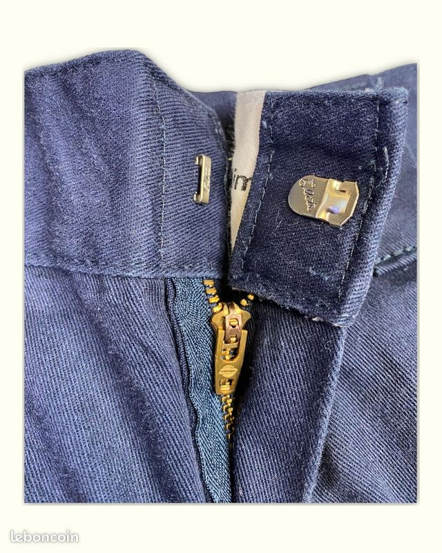 Chinos Homme Dickies W34 L30 Bleu marine Coton Très bon état Regular Normal Uni (image 4)