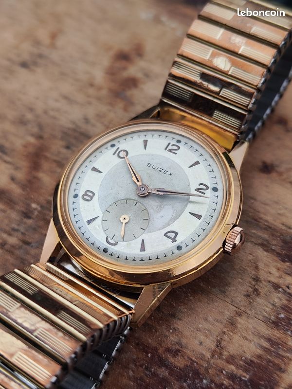 Montre Vintage GARAGE LEFEVRE Mécanique Plaqué Or - Superbe État - Occasion