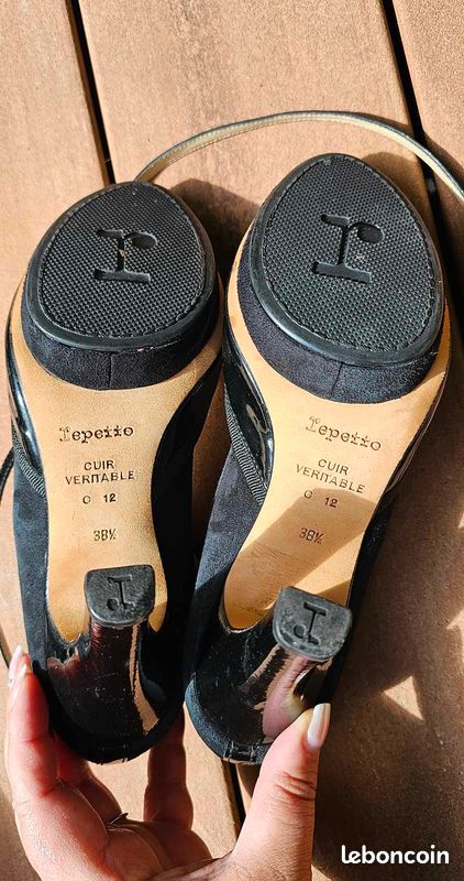 Chaussures à talons Repetto Noir vernis T38 1/2 Mimi (image 3)